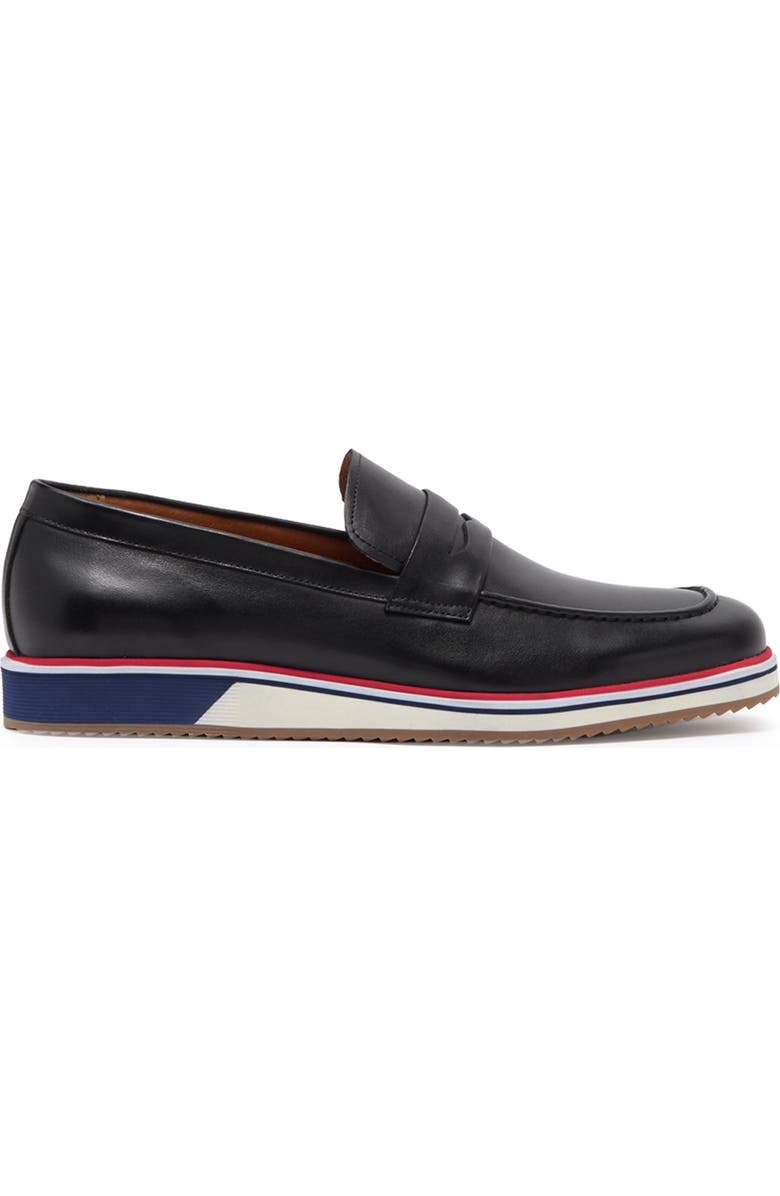 Ike Behar Max Striped Midsole Leather Loafer, Alternate, color,