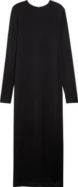 TOTEME Long Sleeve Satin Dress