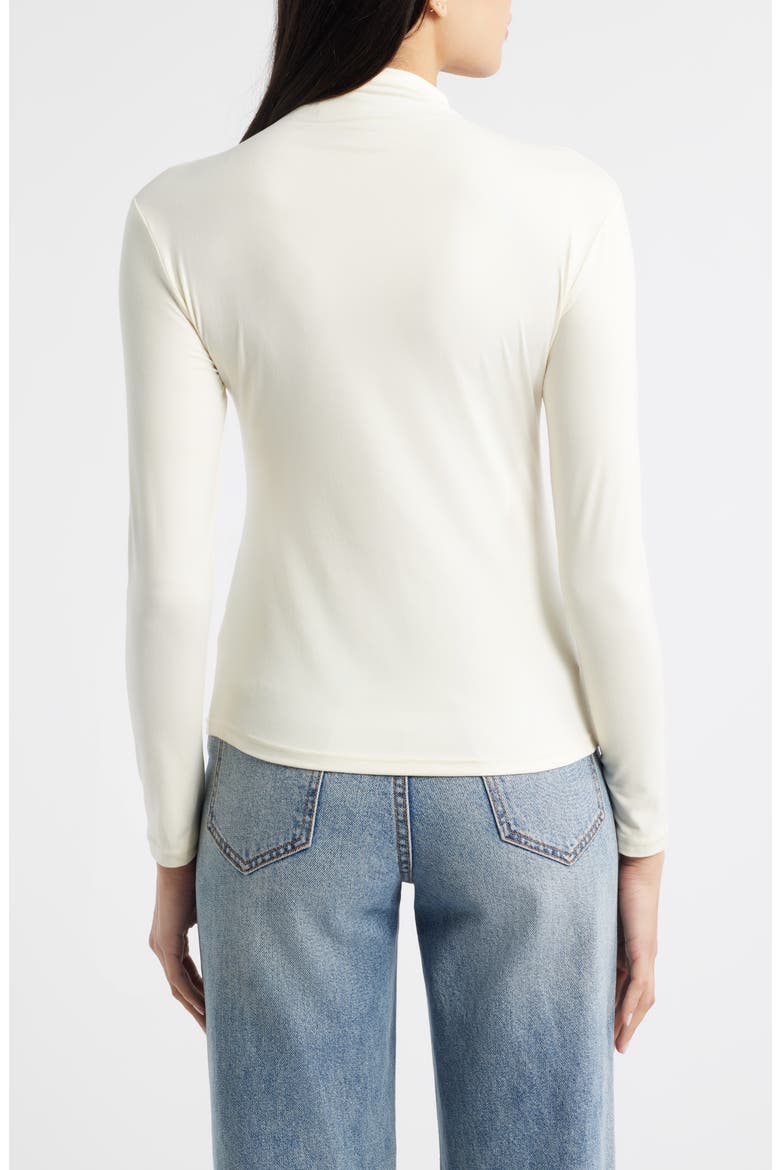 Melody Funnel Neck Top, Alternate, color, IVORY