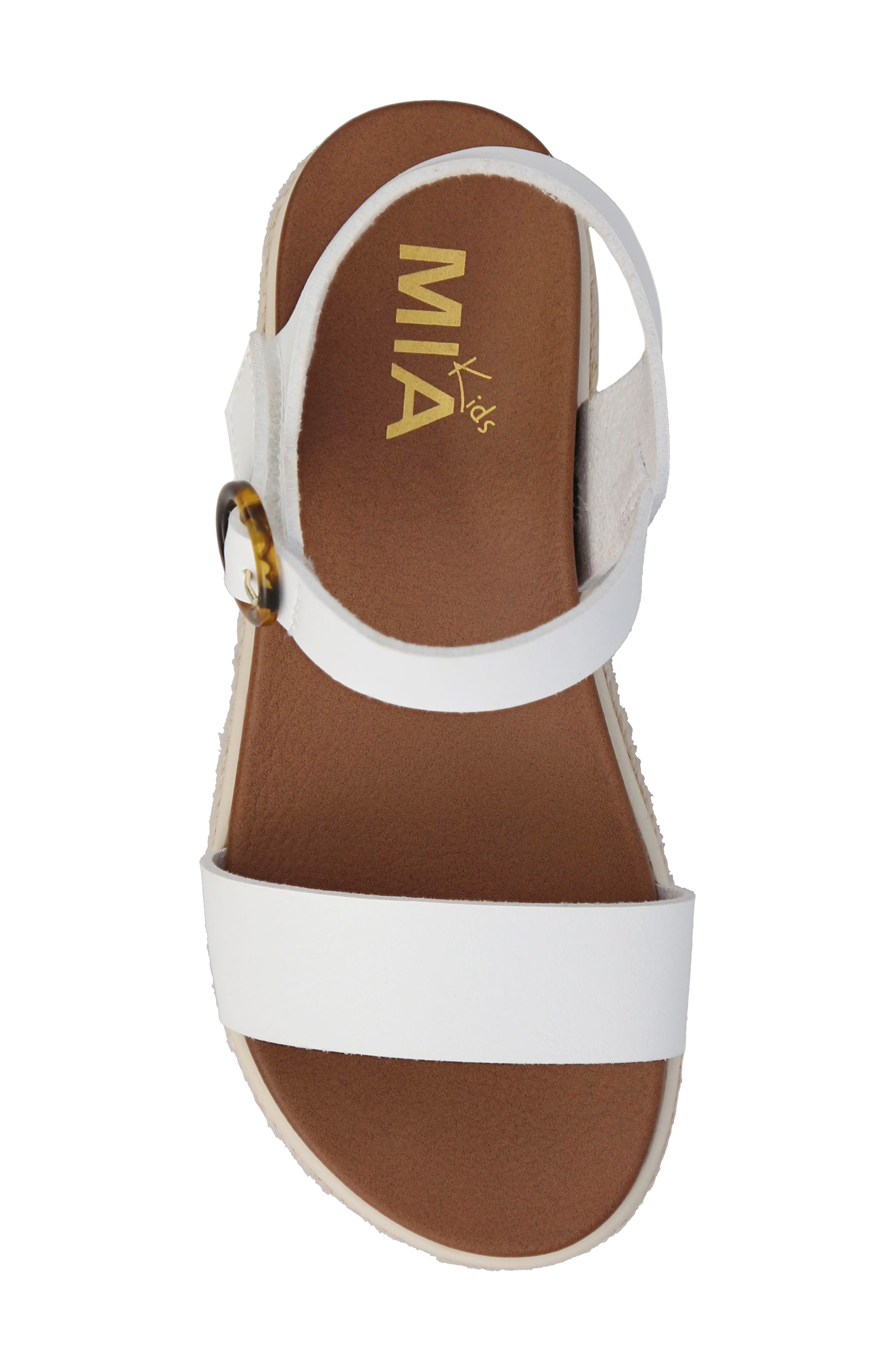 MIA Kids' Pyper Platform Sandal, Alternate, color, White