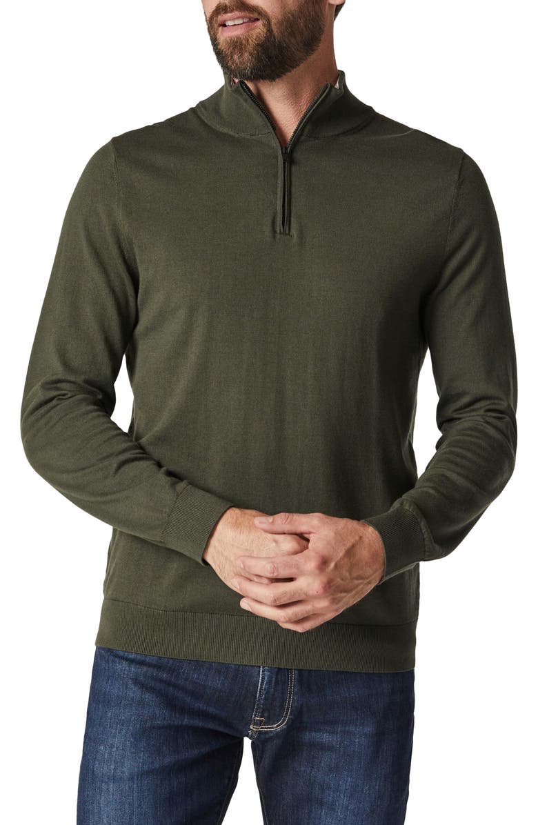 34 Heritage Quarter Zip Sweater, Main, color,