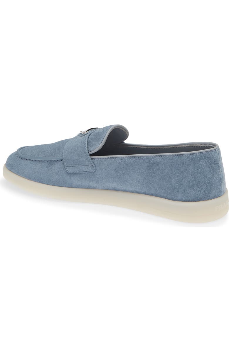 Prada St. Tropez Loafer, Alternate, color, Denim