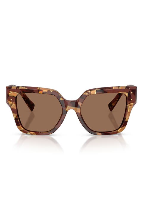 52mm Square Sunglasses