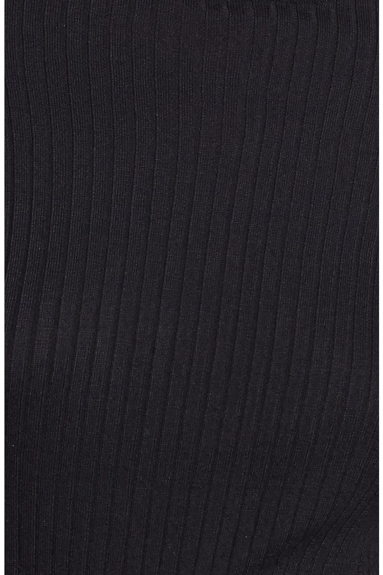 Ribbed Turtleneck, Alternate, color, BLACK