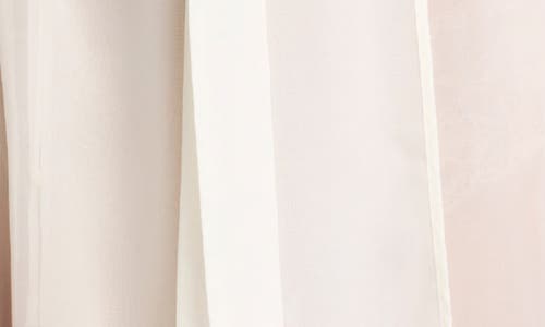 Rya Collection Giselle Lace Accent Chiffon Cover-up Robe In Ivory