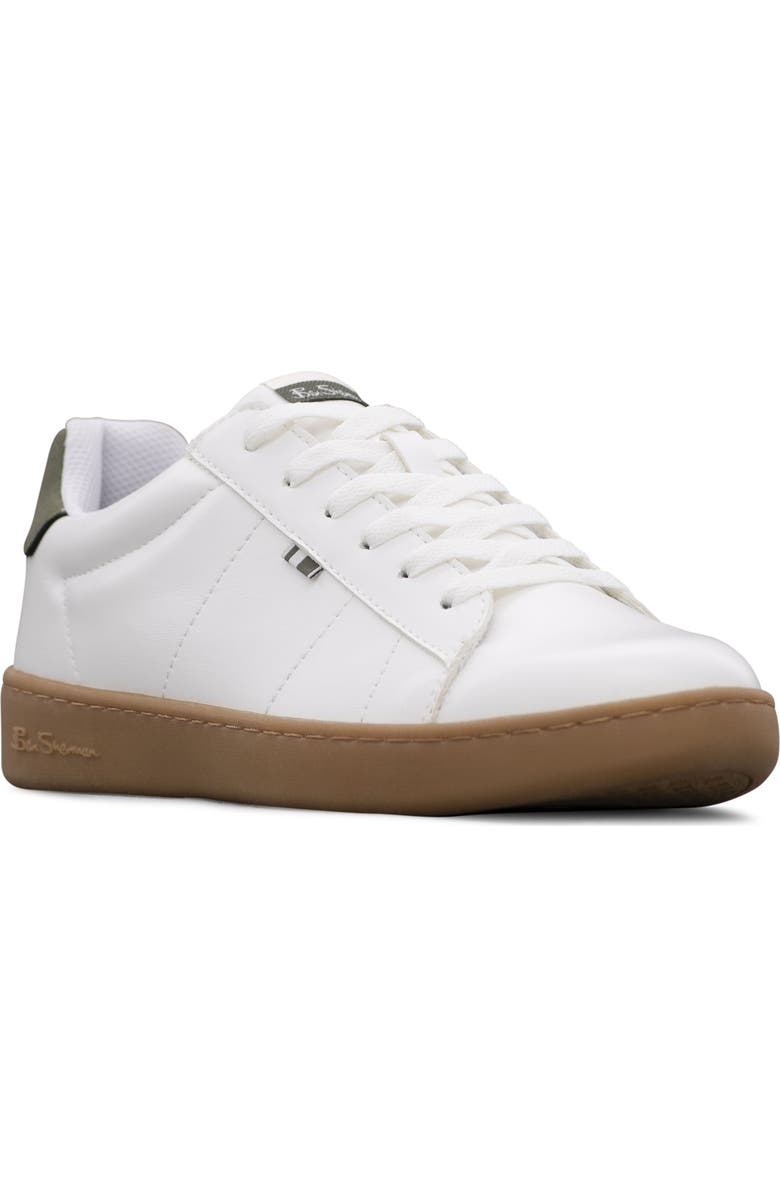 Ben Sherman Hampton Sneaker, Main, color, White/ Gum/ Olive