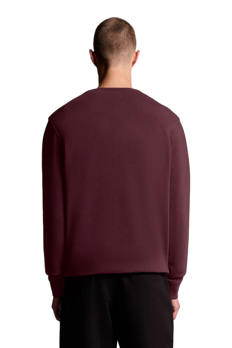 Crew Neck Sweater, Alternate, color, Burgundy