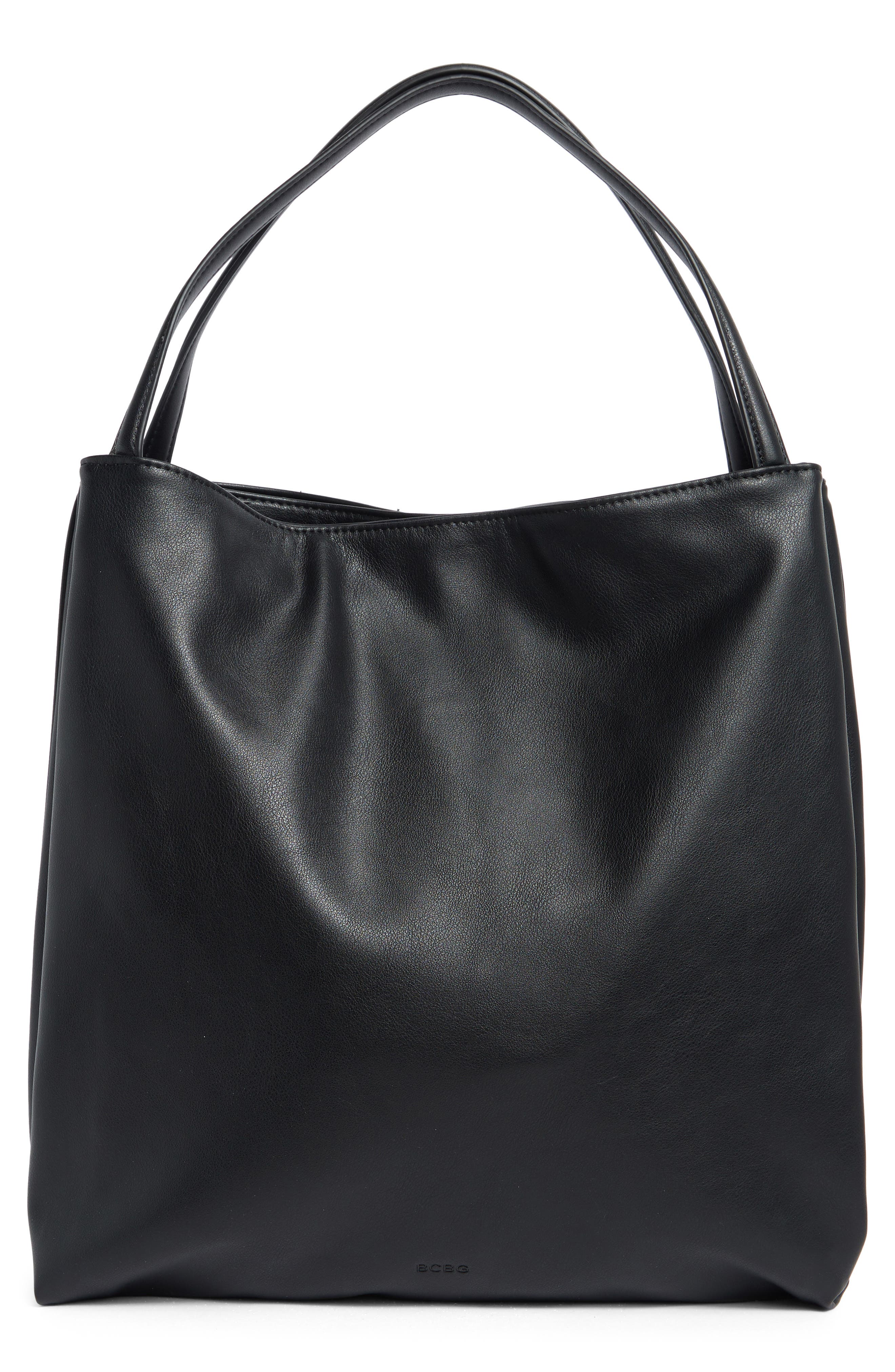 BCBG Slouchy Accordion Shoulder Bag, Alternate, color, 