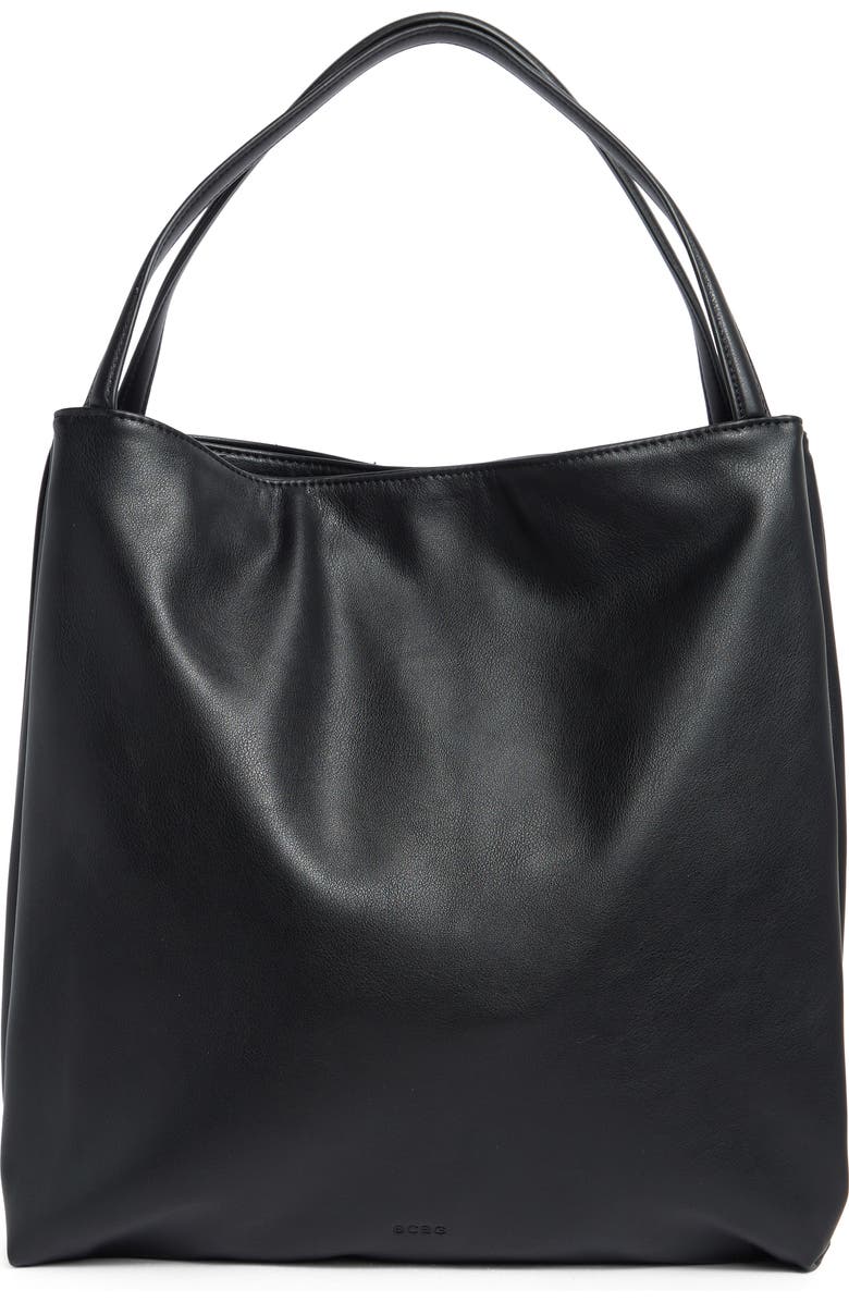 BCBG Slouchy Accordion Shoulder Bag, Alternate, color,