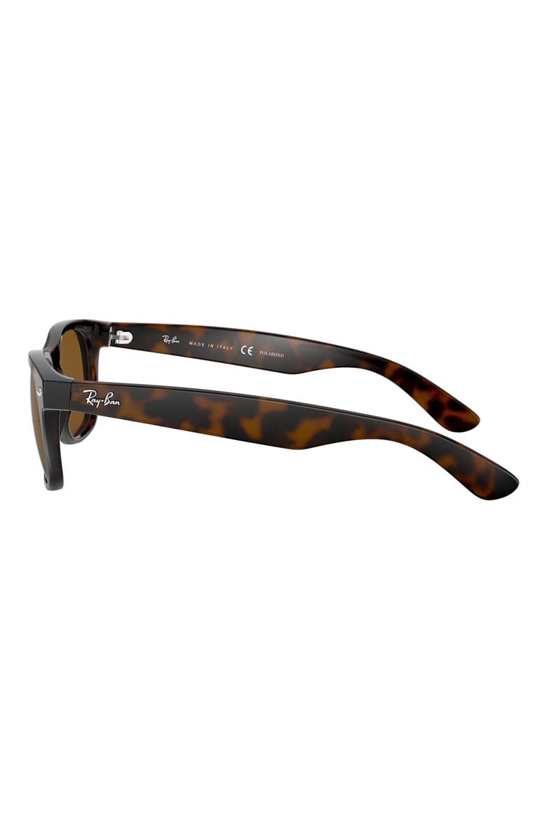 New Wayfarer 55mm Rectangular Sunglasses, Alternate, color, TORTOISE