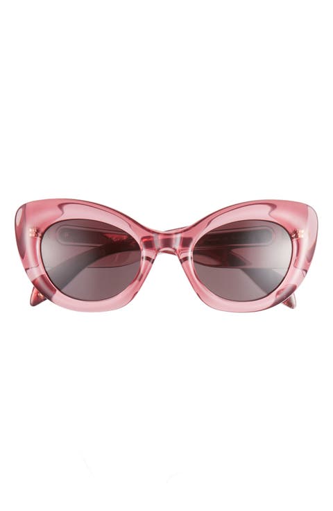 52mm Cat Eye Sunglasses