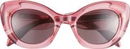 McQueen 52mm Cat Eye Sunglasses