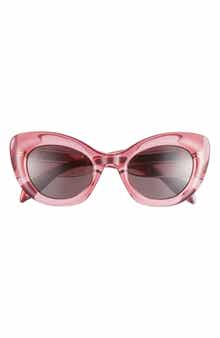 McQueen 52mm Cat Eye Sunglasses