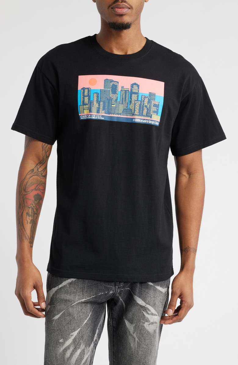 Billionaire Boys Club Lights Cotton Graphic T-Shirt, Main, color, 