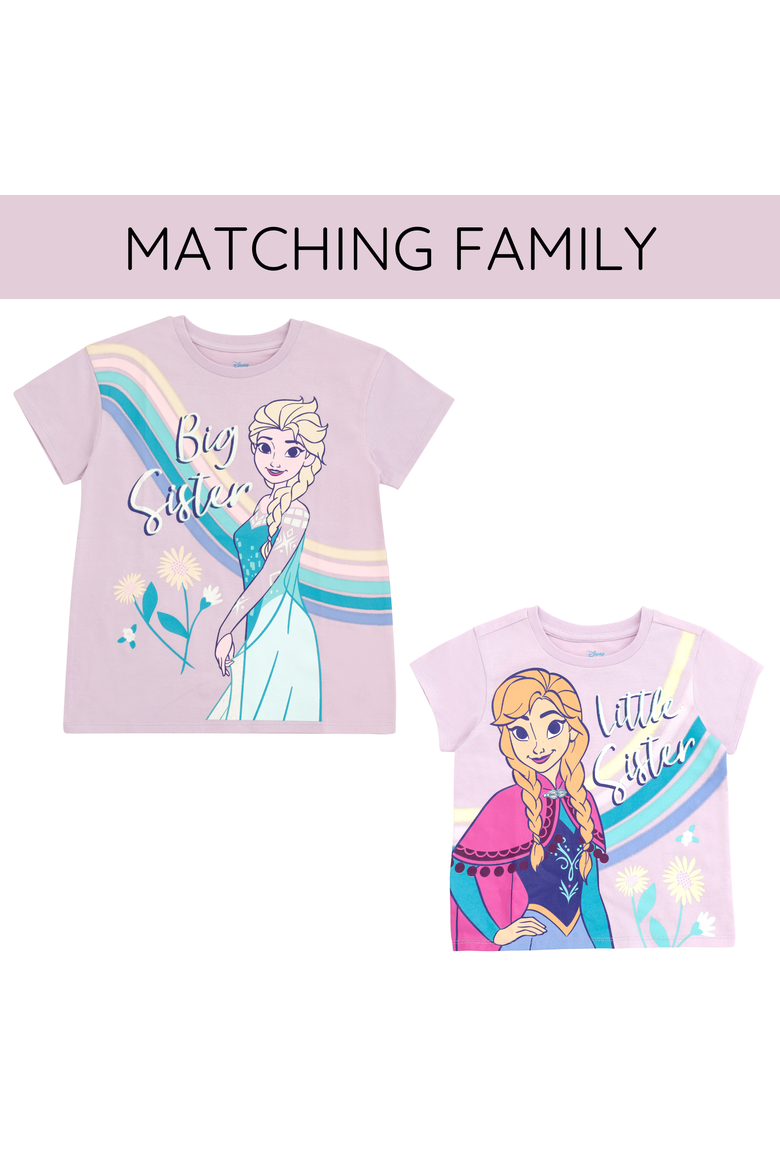 Frozen Short Sleeve T-Shirt, Alternate, color, Lilac Elsa