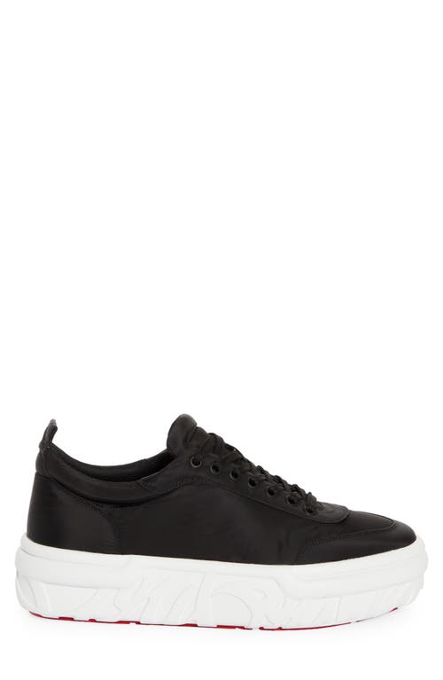 Christian Louboutin Mens Choukario Low-top Woven Trainers Black Eur 41.5 / 7.5 Uk In Black