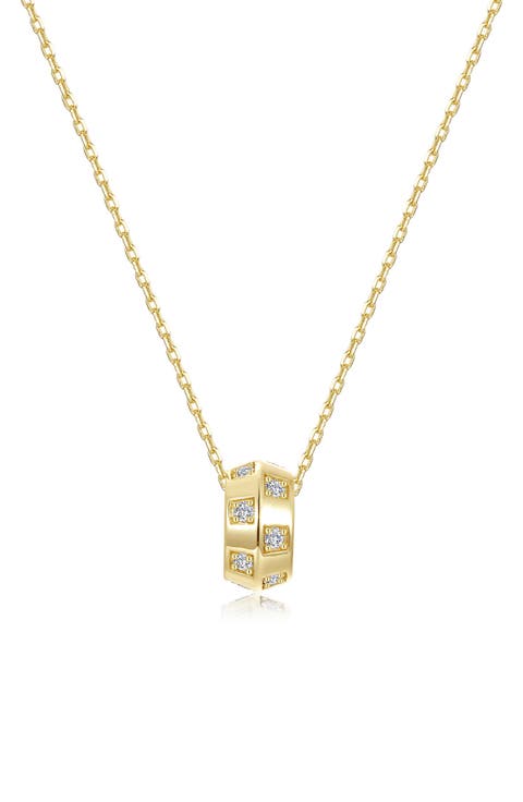 Barrel Beat Pendant Necklace