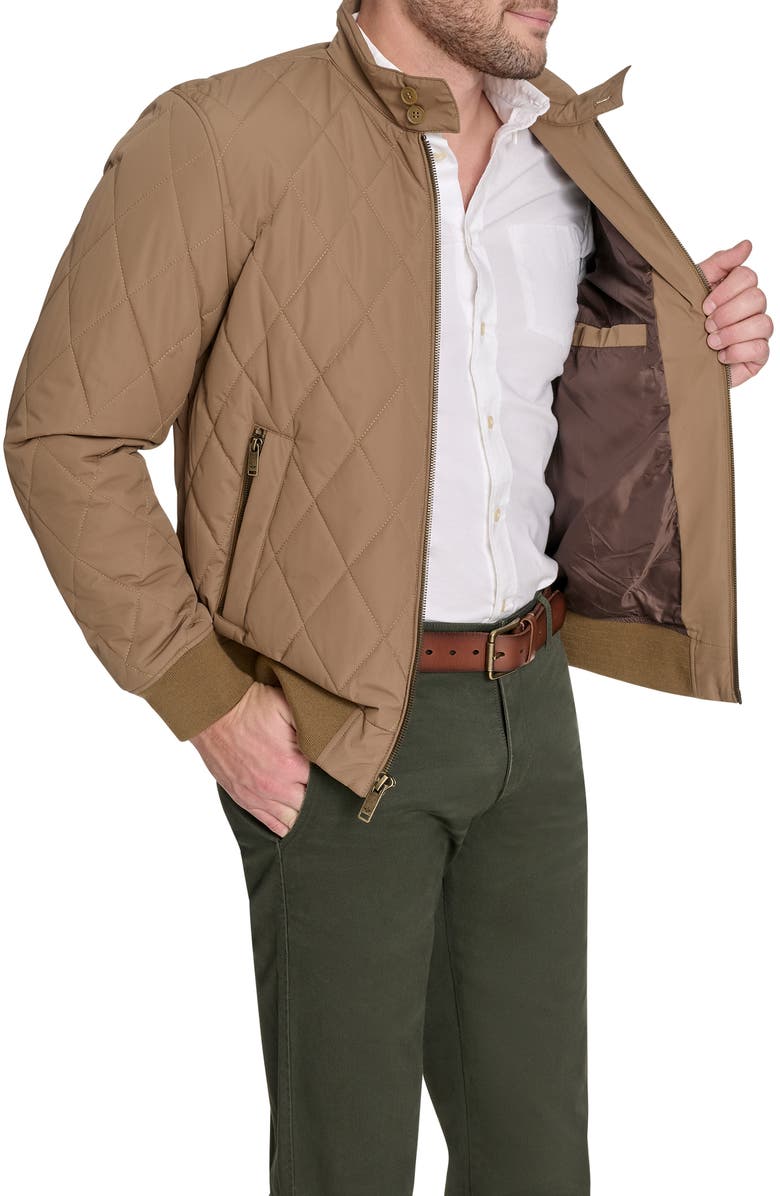Dockers<sup>®</sup> Quilted Bomber Jacket, Alternate, color, Brown
