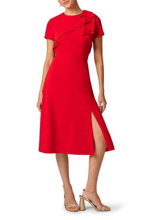 Ruffle Sheath Dress