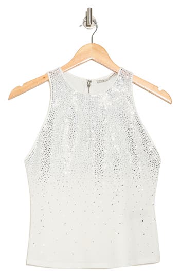Alice And Olivia Alice + Olivia Pania Crystal Embellished Tank