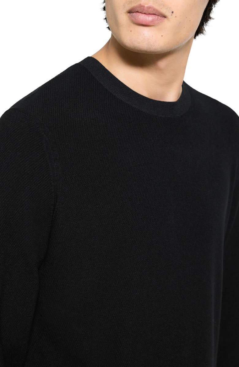 Theory Riland Crewneck Sweater, Alternate, color, Black - 001