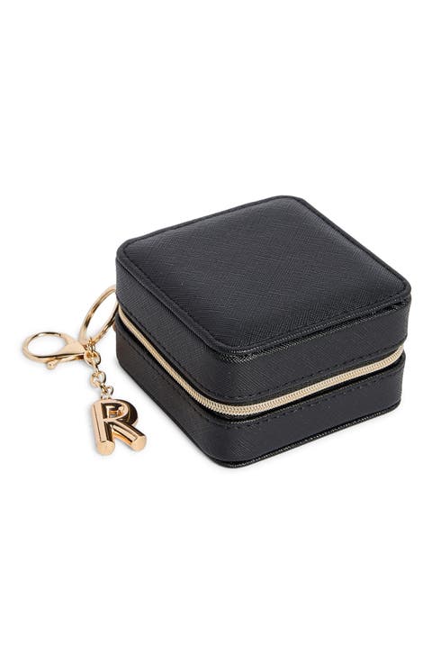 Detachable Initial Charm Jewelry Box
