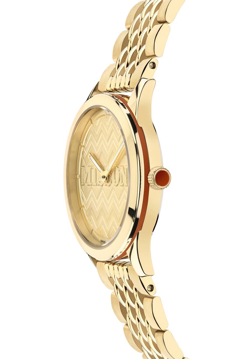 Missoni Zigzag Lover Bracelet Watch, 34mm, Alternate, color, 