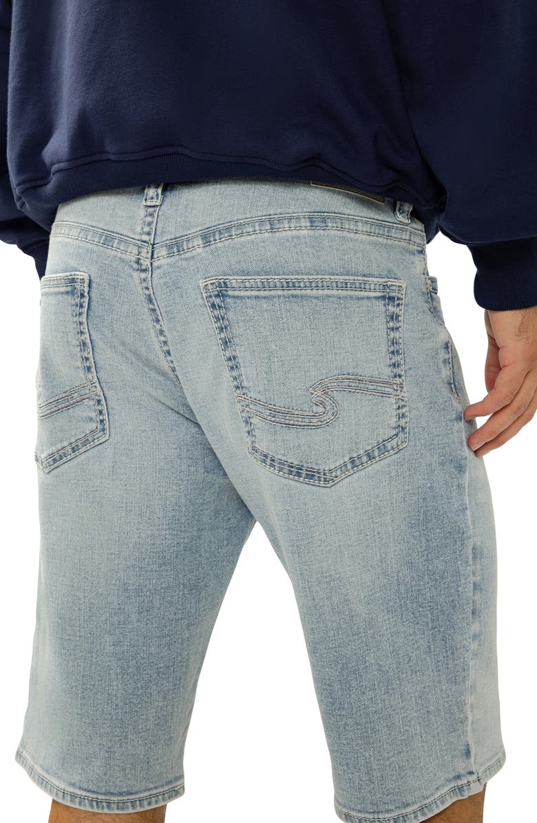 Silver Jeans Co. Gordie Relaxed Fit Denim Shorts, Alternate, color, 
