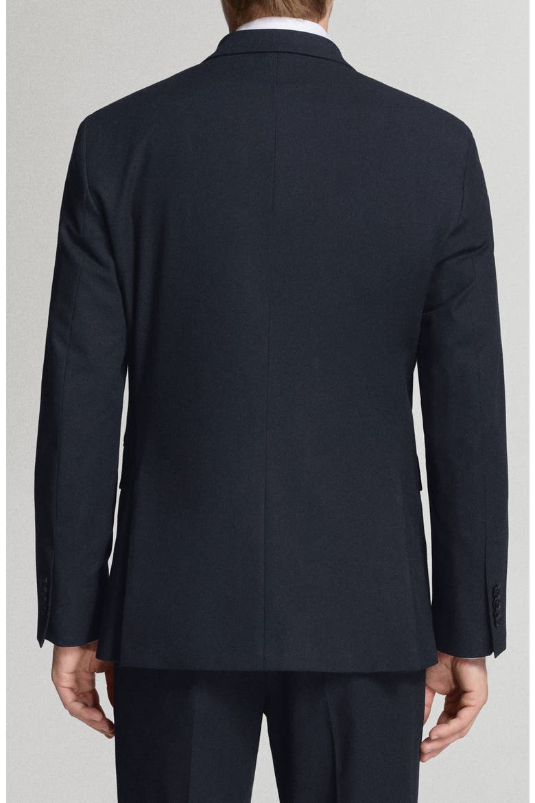 Monaco Slim Fit Double Breasted Suit Jacket, Alternate, color, NAVY