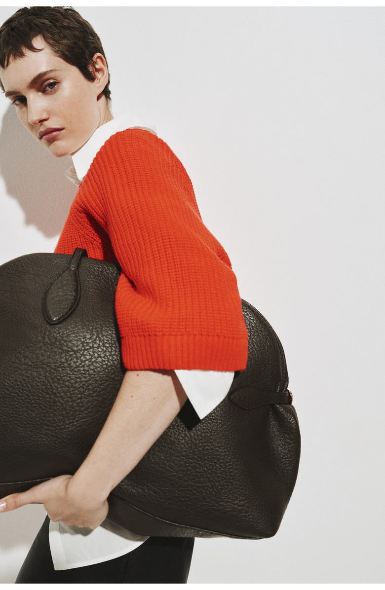 H&M Rib-knit Top, Alternate, color, Bright Red