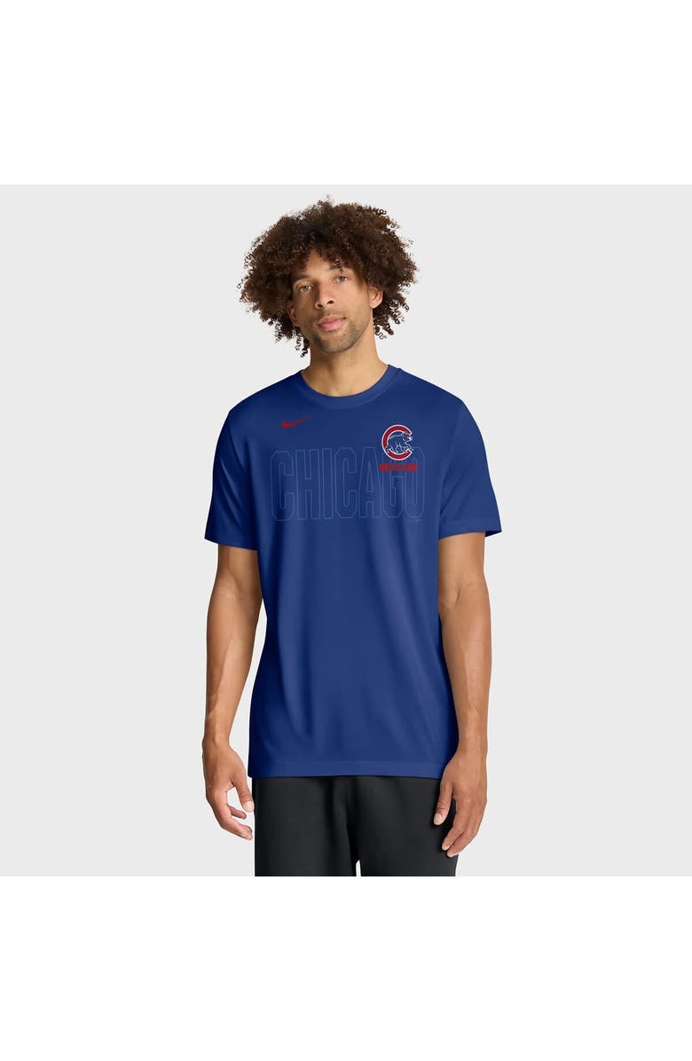 Nike Men's Nike Royal Chicago Cubs Knockout Team Legend Dri-FIT T-Shirt, Main, color, Royal