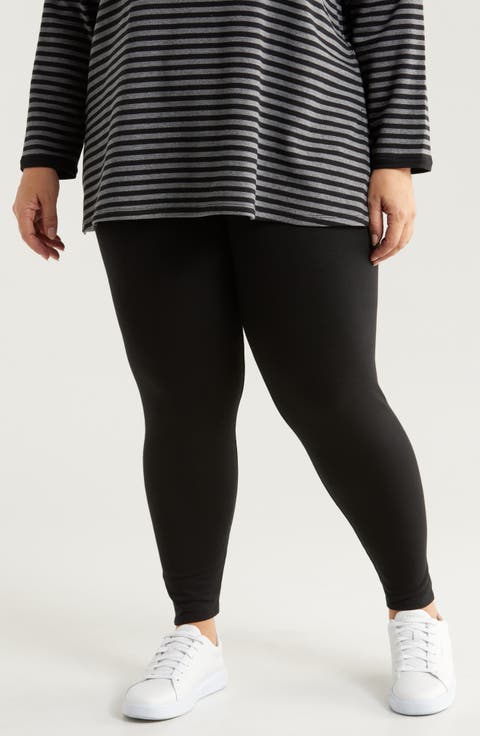 High Waist Ankle Leggings (Plus)