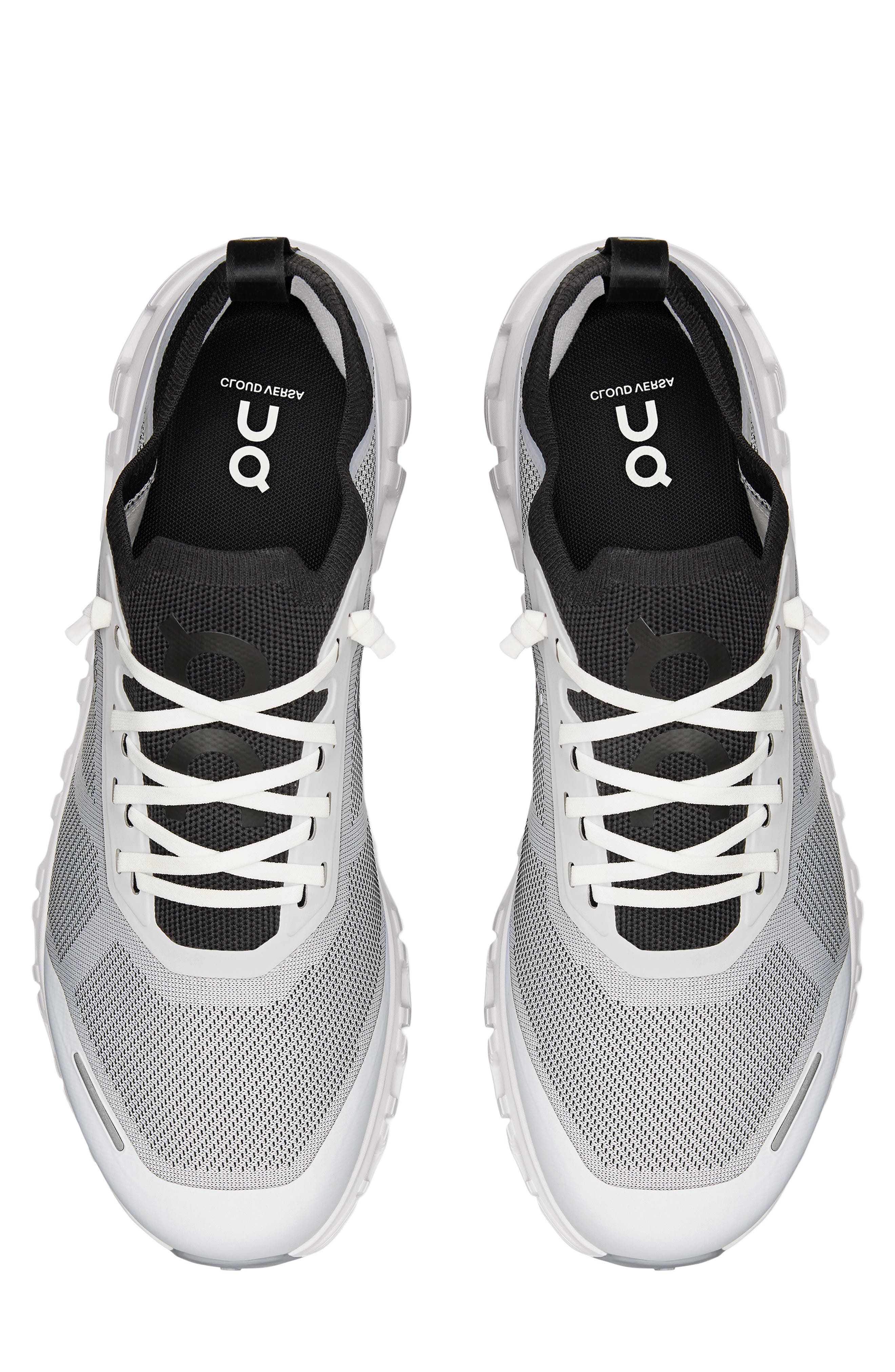 Cloud 6 Versa Sneaker, Alternate, color, WHITE/ BLACK