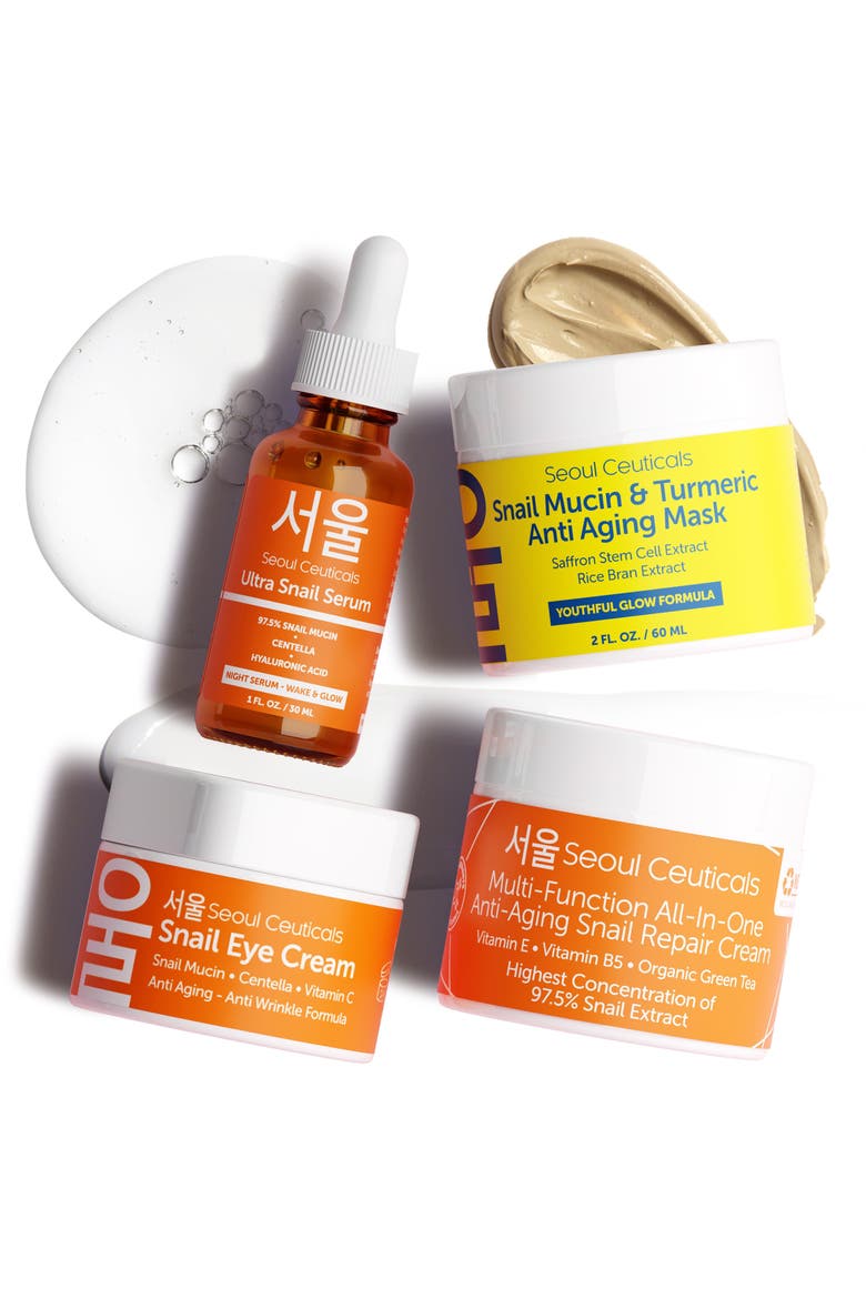Korean Beauty Bundle Snail Mucin Glow Kit, Main, color, None