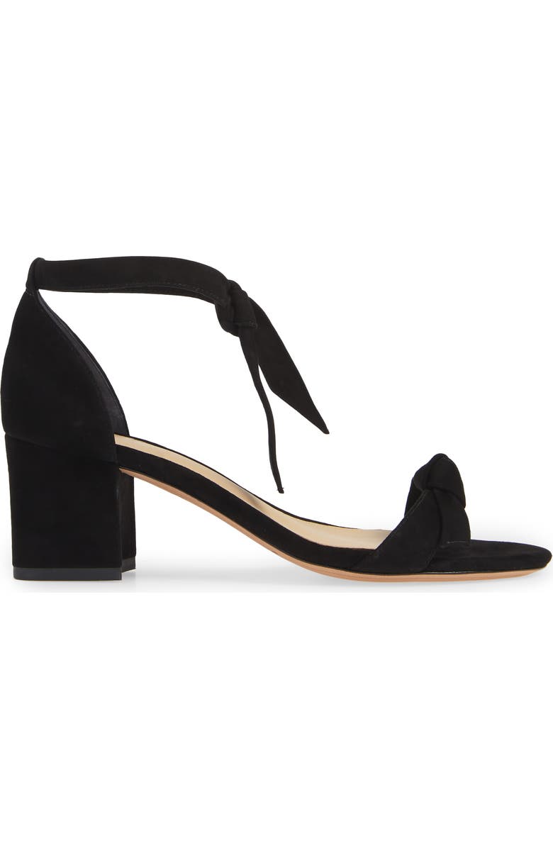 Alexandre Birman Clarita Block Heel Sandal, Alternate, color, Black Suede