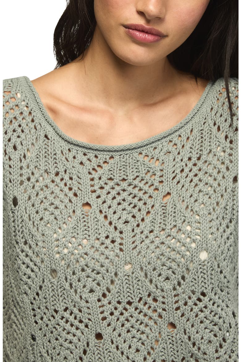 Open Stitch Sweater, Alternate, color, CHINOIS GREEN