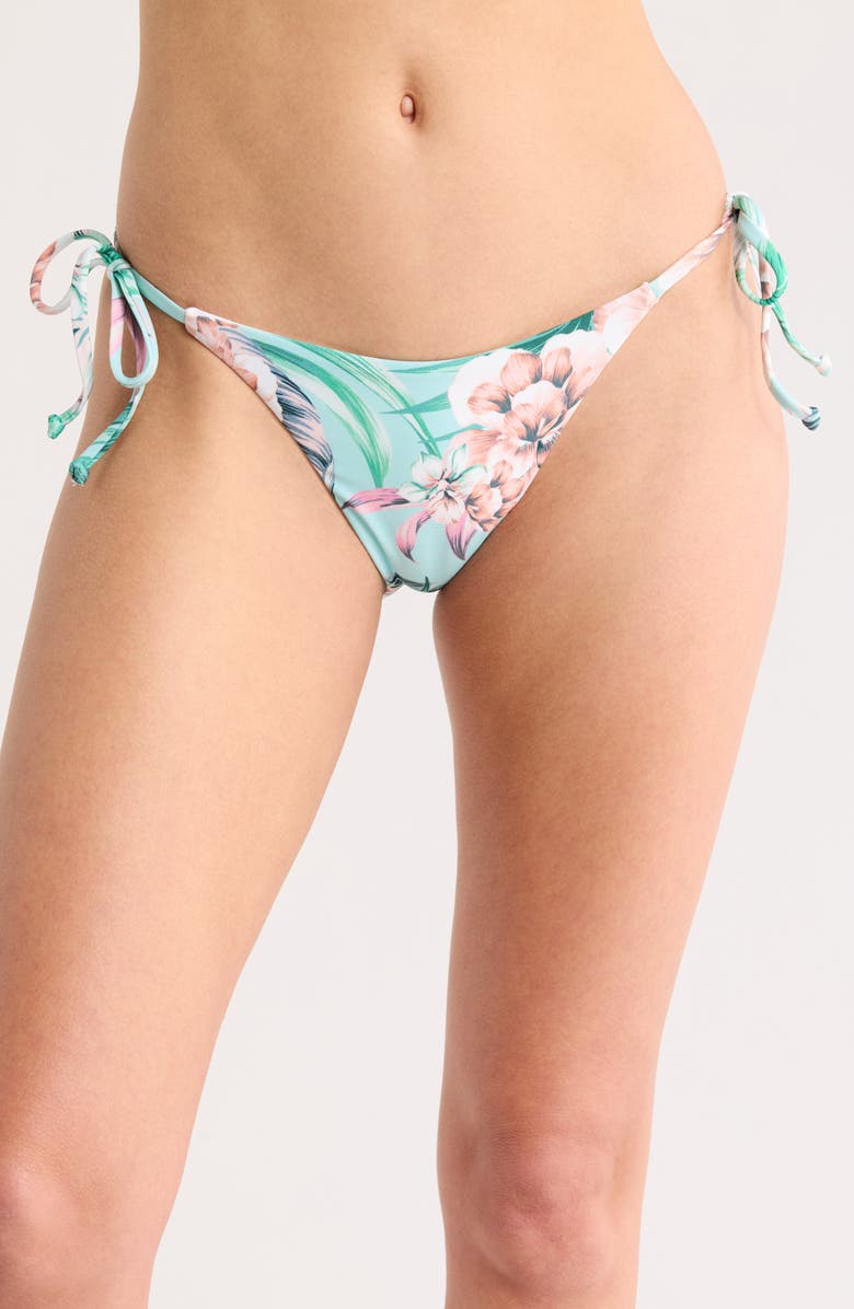 Becca Print Tie Side Bikini Bottoms, Main, color,