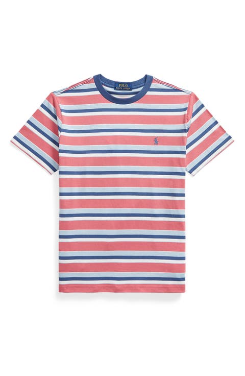 Kids' Stripe Cotton T-Shirt (Big Kid)