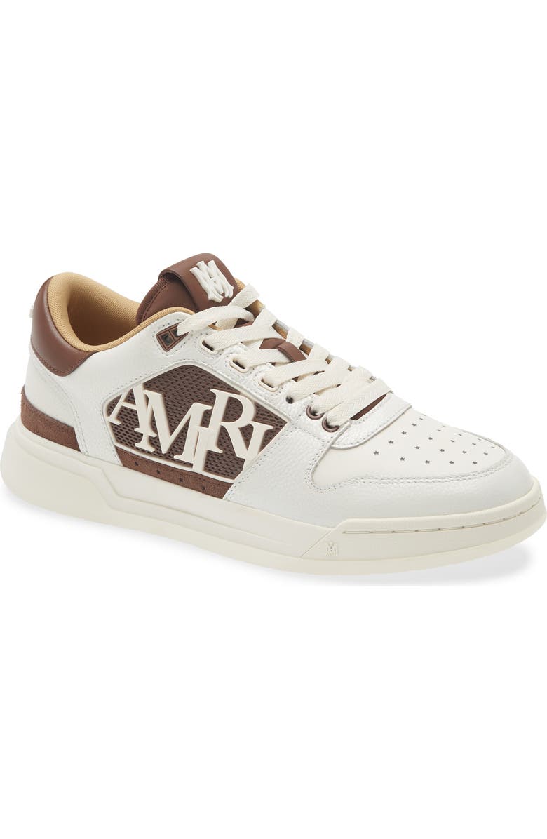 AMIRI Pebbled Classic Low Top Sneaker, Main, color, Tobacco