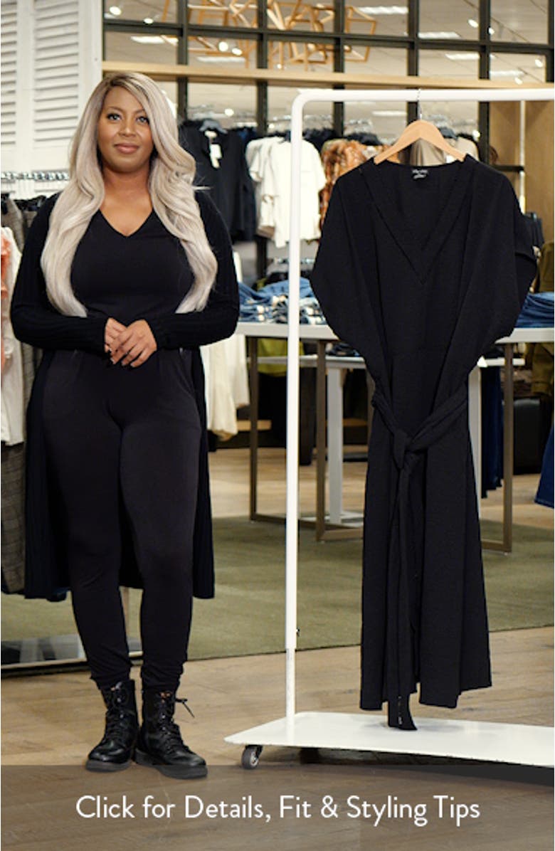 Maya Tie Belt Midi Dress, sales video thumbnail