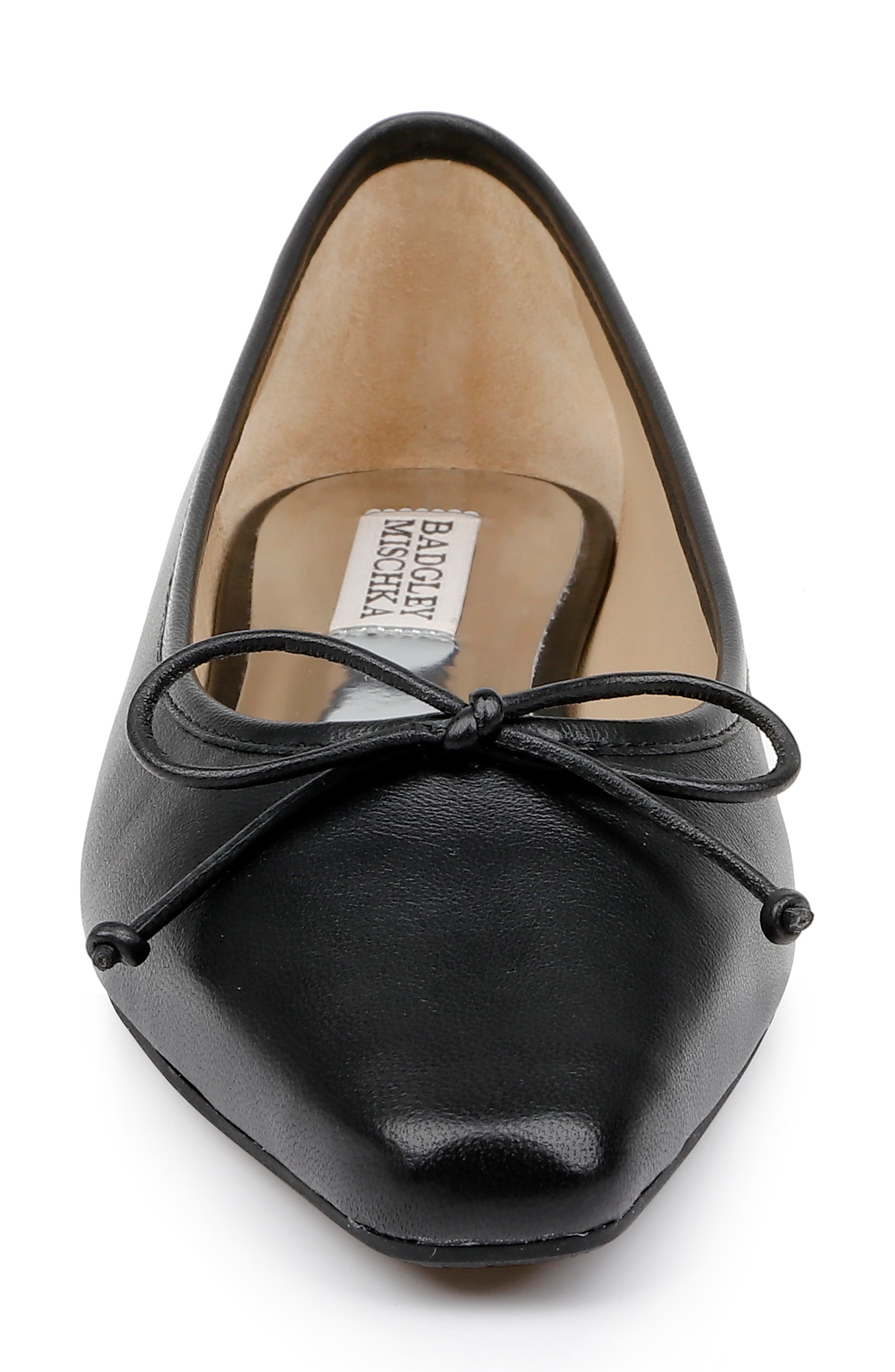 Badgley Mischka Collection Cam Pointed Toe Ballet Flat, Alternate, color, 