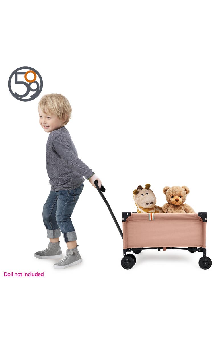 509 Crew Little Wagon Folding Pull Along Cart, Alternate, color, Pink