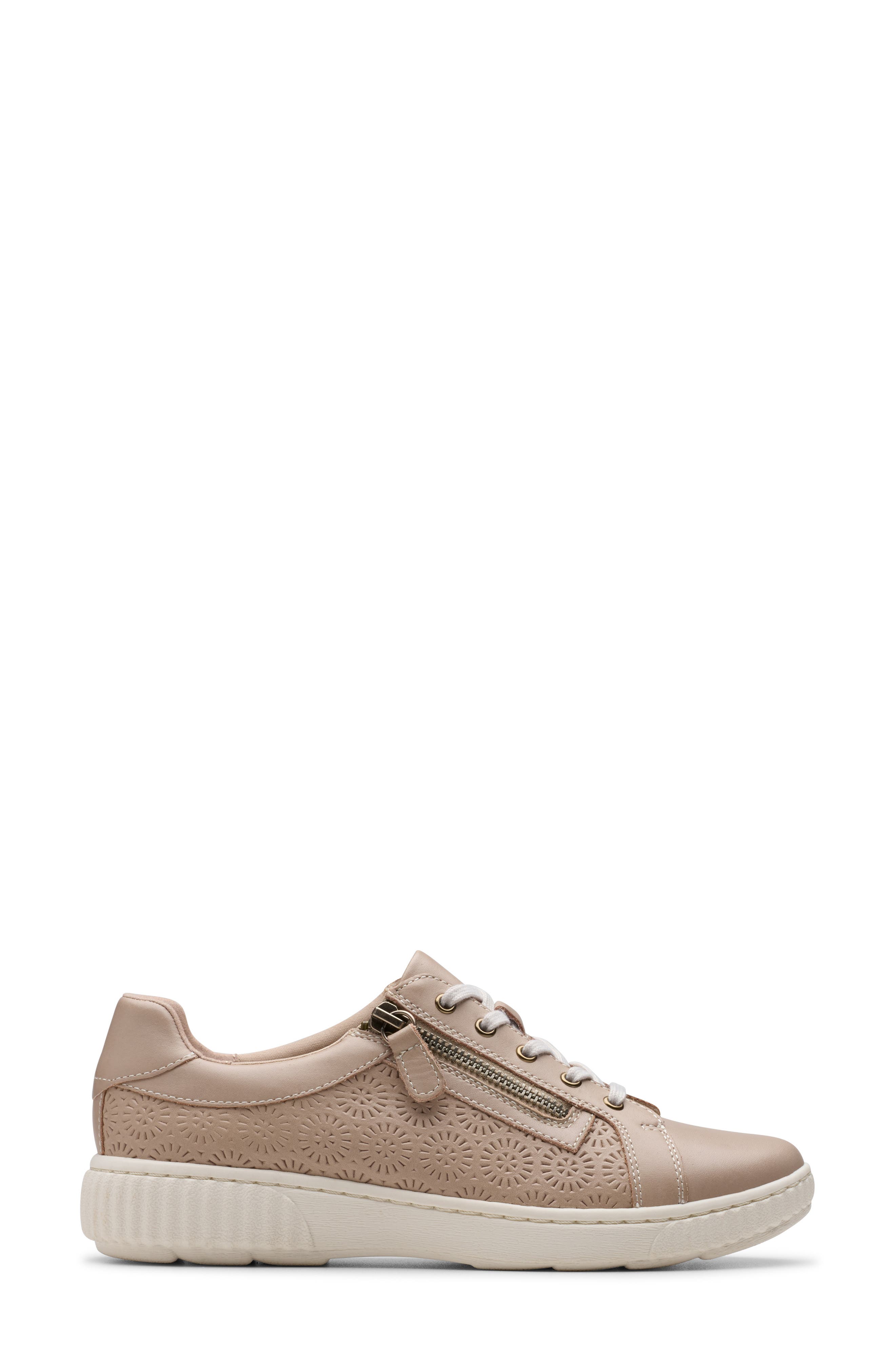 Clarks<sup>®</sup> Caroline Rio Sneaker, Alternate, color, Sand Leather