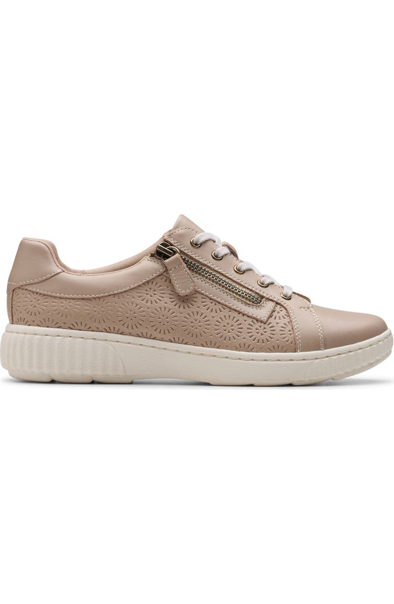 Clarks<sup>®</sup> Caroline Rio Sneaker, Alternate, color, Sand Leather