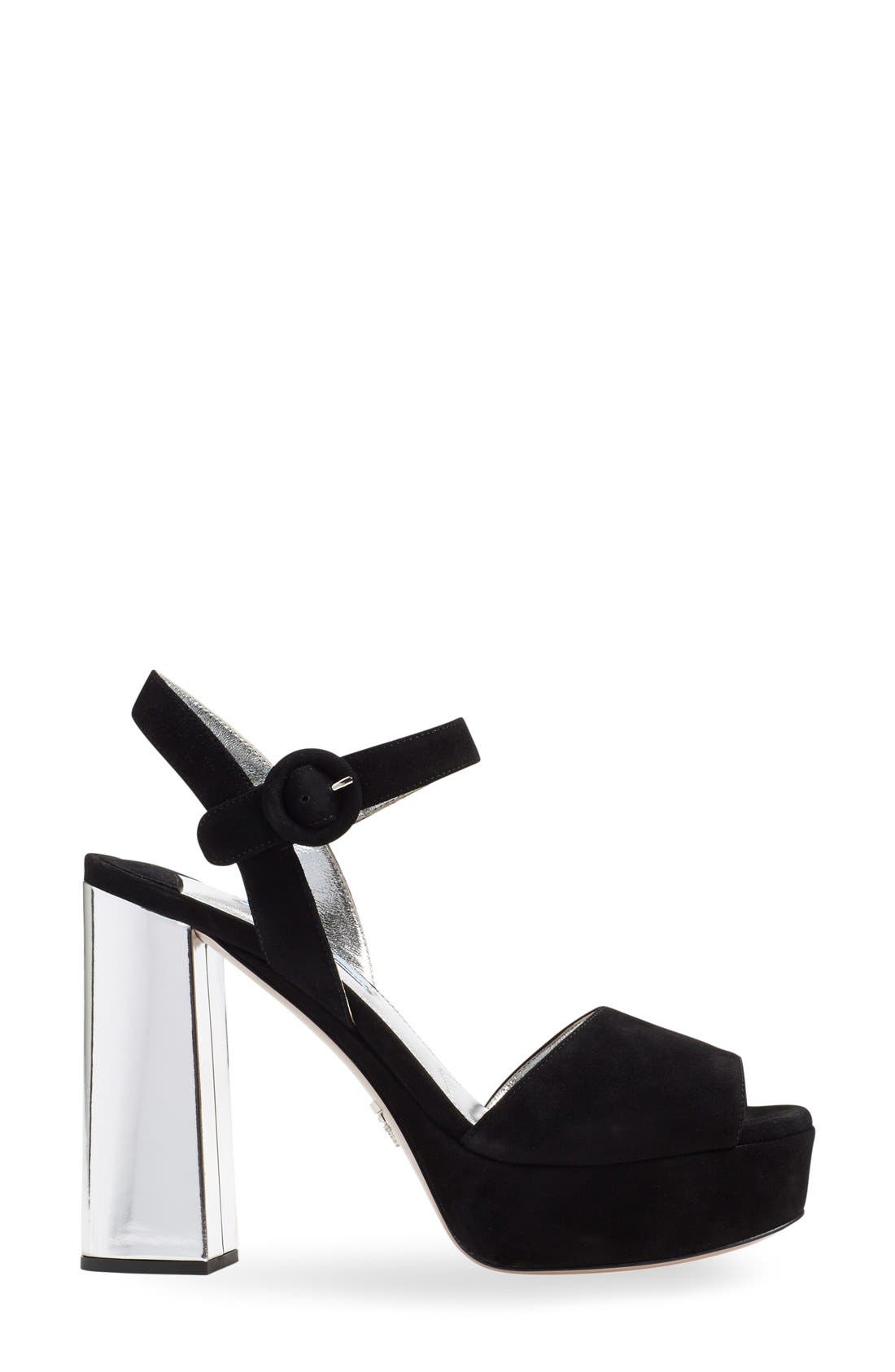 Prada Sling Sandal, Alternate, color, 