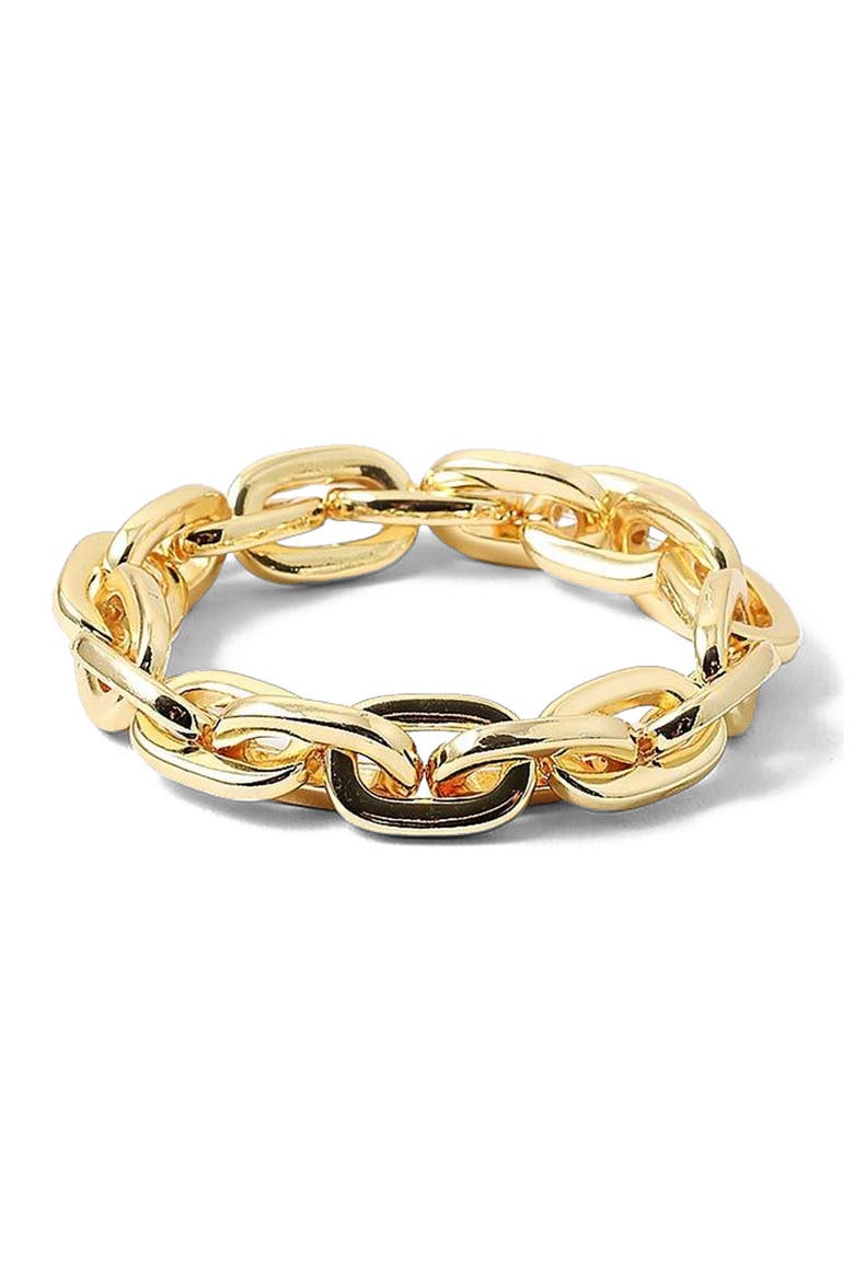 Gold Link Bracelet, Main, color, Gold