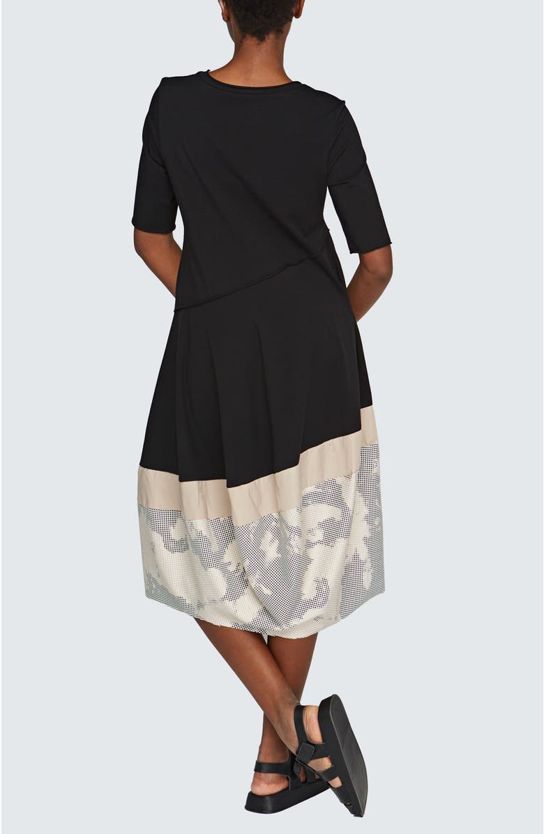 LUUKAA Selene Long Cotton Jersey Dress, Alternate, color, Original