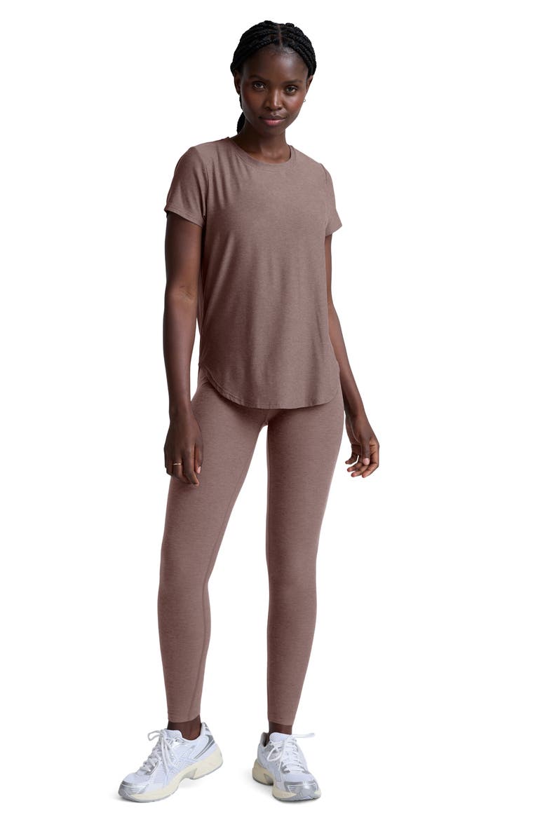 On the Down Low T-Shirt, Alternate, color, ROSEY TAUPE HEATHER