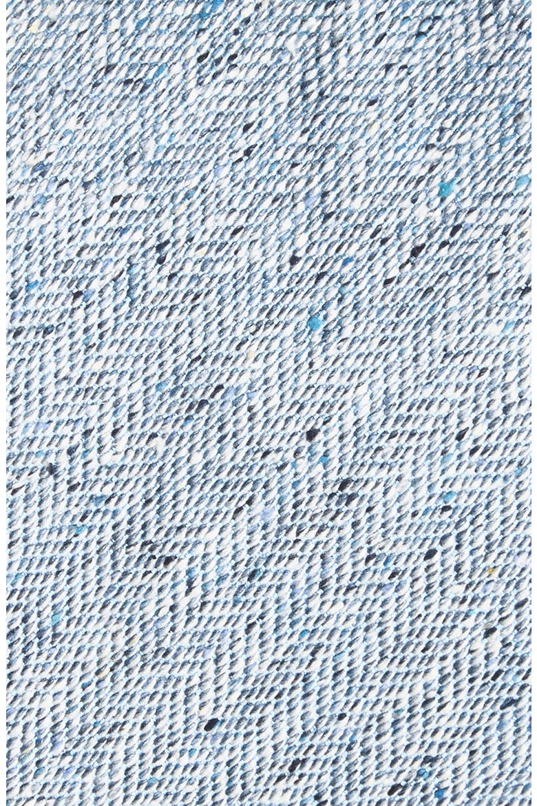 Light Blue Mélange Silk Herringbone Tie, Alternate, color, SKY
