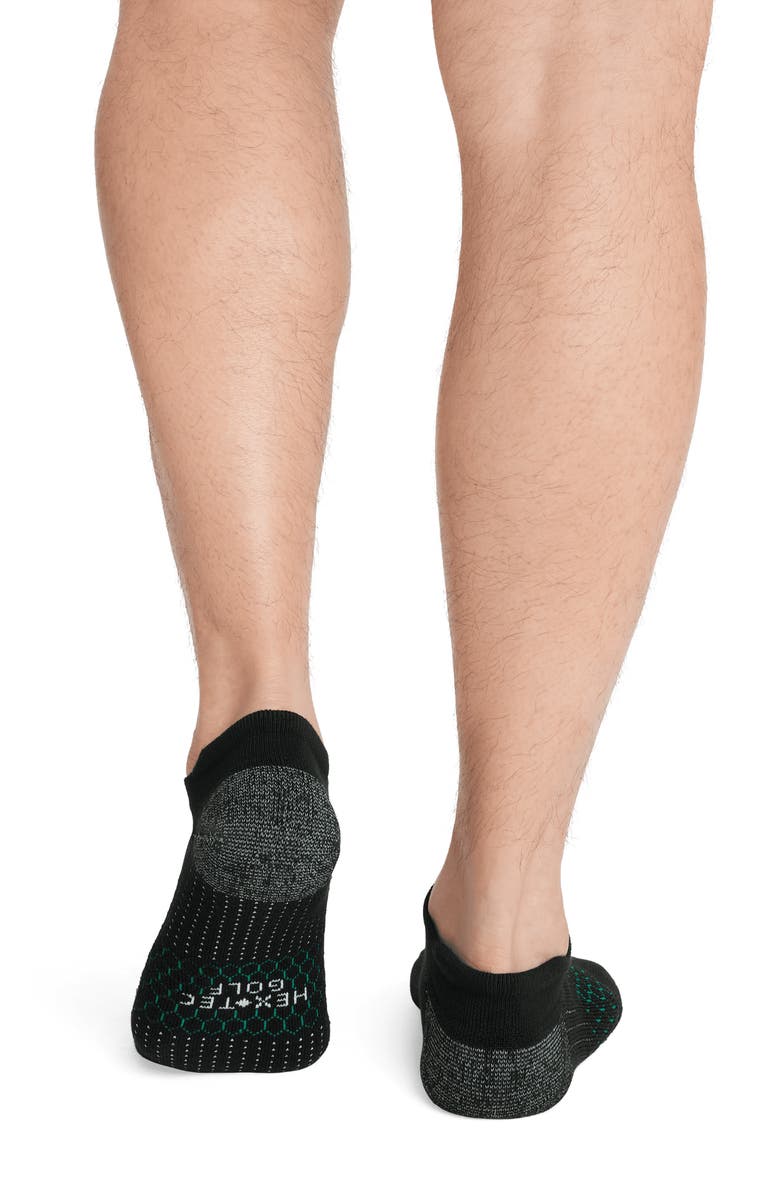 Bombas Core Solid Golf Ankle Socks, Alternate, color, Black